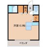 SERENITY大浦 1Rの間取り