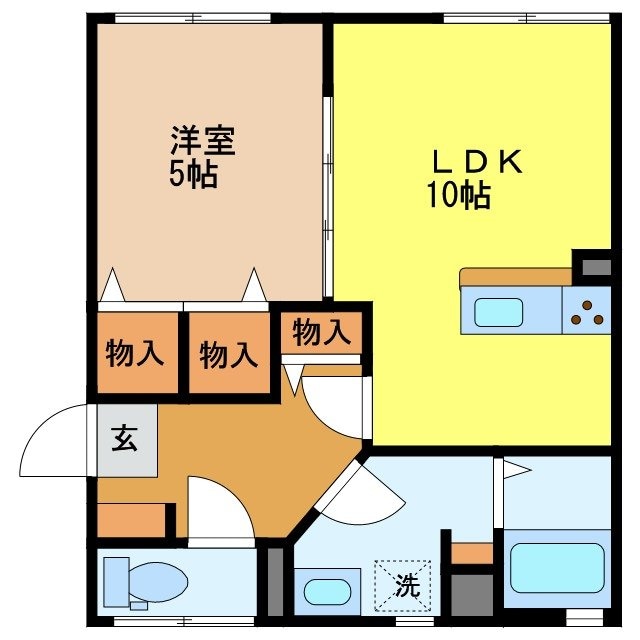 間取り図 レスポワール A棟