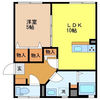 間取図 レスポワール A棟