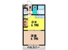 ひまわり九番館 1DKの間取り