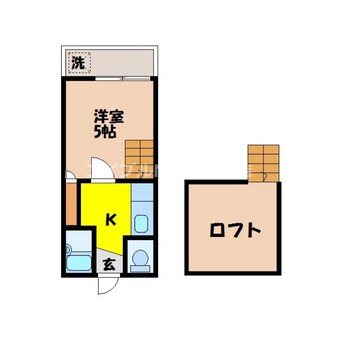 間取図 クィーンパレス坂本