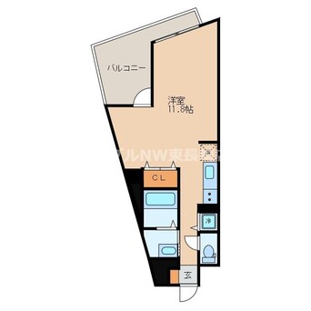 間取図 TEKビル桜町電停前