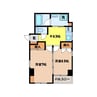 本多ビル 2Kの間取り
