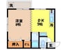 長崎本線/長崎駅 徒歩19分 1階 築28年 1DKの間取り
