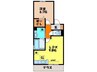 ジャスティール 1LDKの間取り