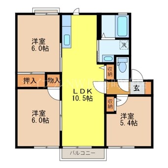 間取図 アーバンハイツB