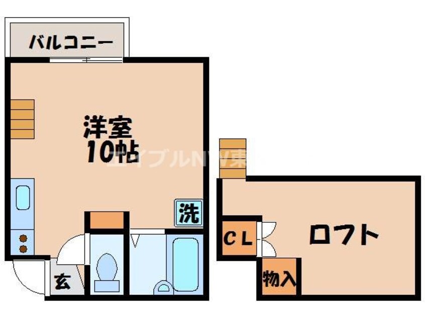 間取図 長崎市電１系統<長崎電気軌道>/大学病院駅 徒歩7分 1階 築29年