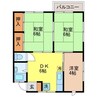 長崎市電３系統<長崎電気軌道>/桜町駅 徒歩11分 2階 築37年 3DKの間取り