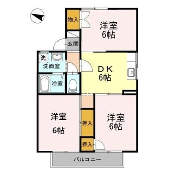 間取図 メゾンド山下Ⅱ