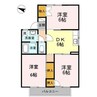 メゾンド山下Ⅱ 3DKの間取り