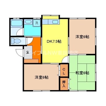 間取図 長崎本線/道ノ尾駅 バス28分長崎バス・センター公園前下車:停歩4分 1階 築20年