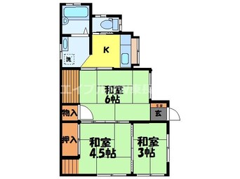 間取図 ハイツサン