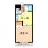 マイルーム梁川 1DKの間取り