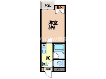 間取図 シャトー三芳