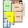 桶屋町七福ビル 3DKの間取り