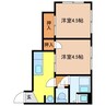 魚の町七福ビル 2Kの間取り