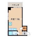 藤コーポの間取図