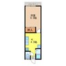 長崎本線/道ノ尾駅 徒歩34分 2階 築58年 1Kの間取り