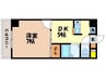 スカイヒルズ青山 1DKの間取り