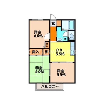 間取図 フレグランスナカムラ