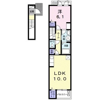 間取図 コンテ・ココ　東町