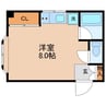 山口ビル（勝山町） 1Rの間取り