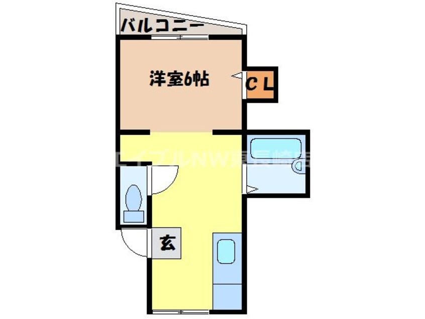 間取図 ピースフルミカド