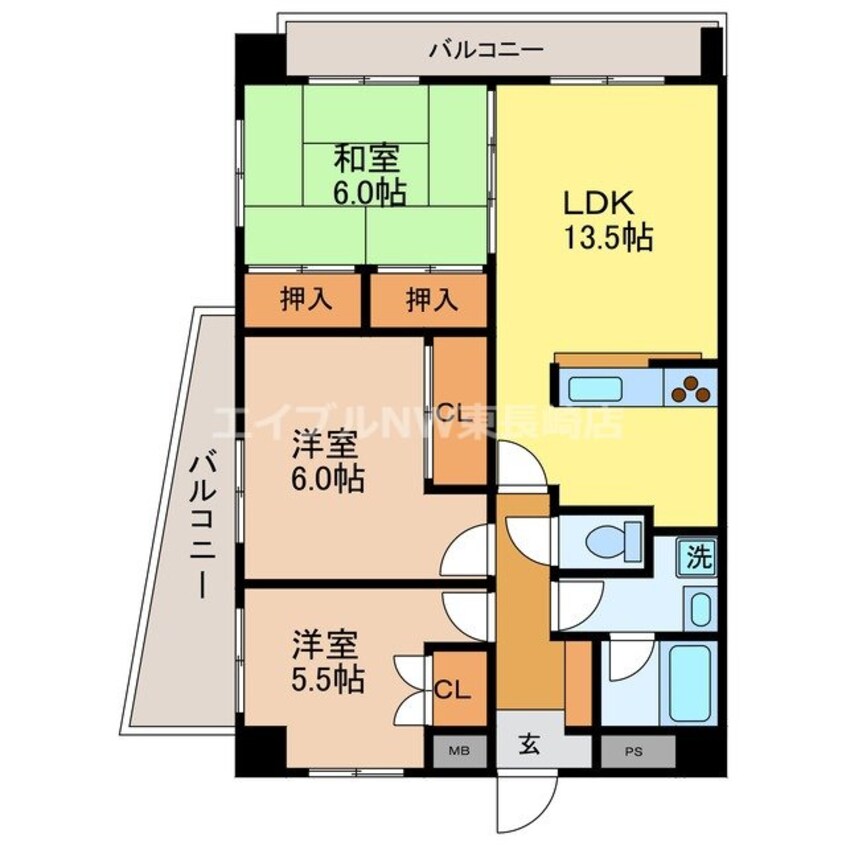 間取図 パインパレス