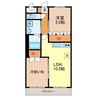 La Luce 2LDKの間取り