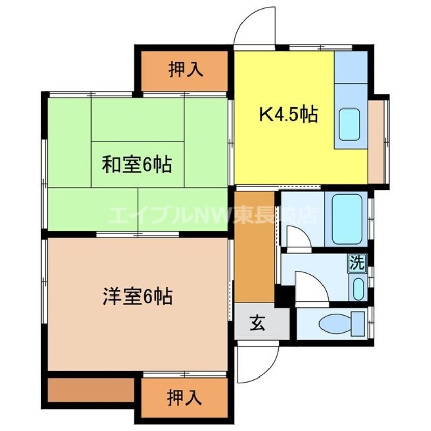 間取図 ハイツ辻