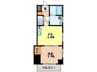 ライズBLD 1DKの間取り