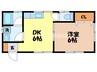 長崎市電１系統<長崎電気軌道>/大学病院駅 徒歩8分 1階 築34年 1DKの間取り