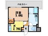L･FLORE CENTER STAGE 1Kの間取り