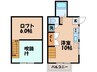シャル夢Ⅴ 1Rの間取り