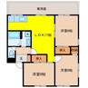 セジュール泉　A棟 3LDKの間取り