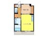 Residence南町 1LDKの間取り