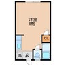 長崎市電１系統<長崎電気軌道>/若葉町駅 徒歩26分 2階 築27年 1Rの間取り