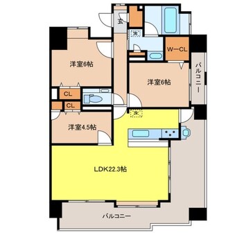 間取図 長崎市電１系統<長崎電気軌道>/新地中華街駅 徒歩6分 11階 1年未満