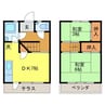 長崎市電１系統<長崎電気軌道>/崇福寺駅 徒歩26分 1階 築61年 2DKの間取り