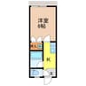 長崎市電３系統<長崎電気軌道>/諏訪神社駅 徒歩14分 1階 築37年 1Rの間取り