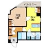 本多ビル 1DKの間取り