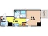 Residence桶屋 1Kの間取り