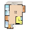 西部ハイツ平和公園 1Kの間取り