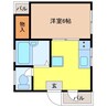 コーポ八幡 1Kの間取り
