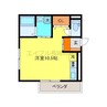 ビジュービスタⅢ 1Rの間取り