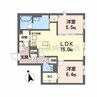 シャーメゾンステージ時津町 2LDKの間取り