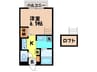 セジュールAOTA 1Rの間取り