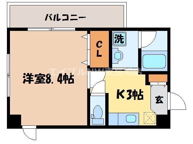 間取り図 グリーンコート樺島