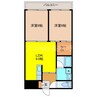 トレジャマンション 2LDKの間取り
