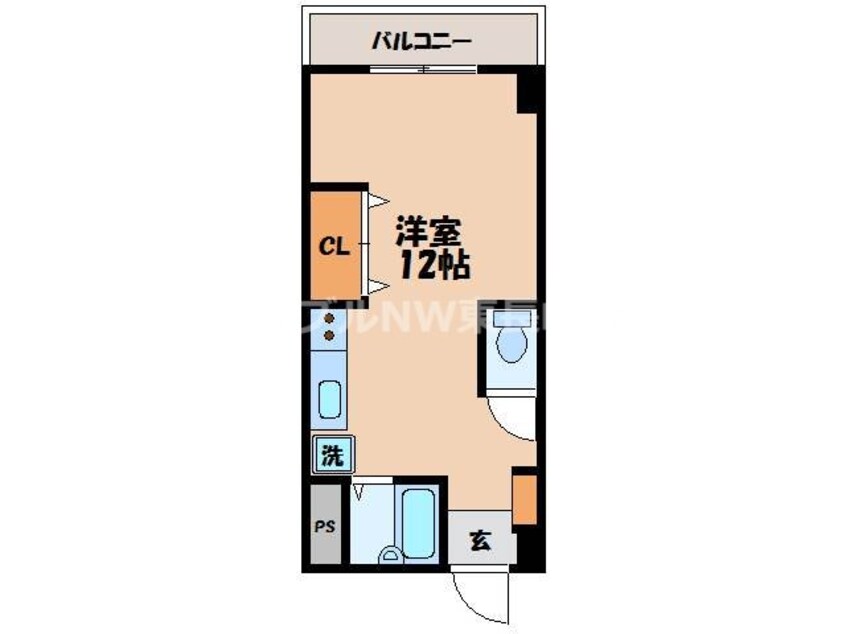 間取図 井関ビル